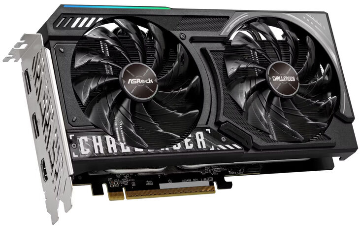 Tarjeta Gráfica ASRock Radeon RX 9060 XT Challenger OC 16GB GDDR6 image number 2