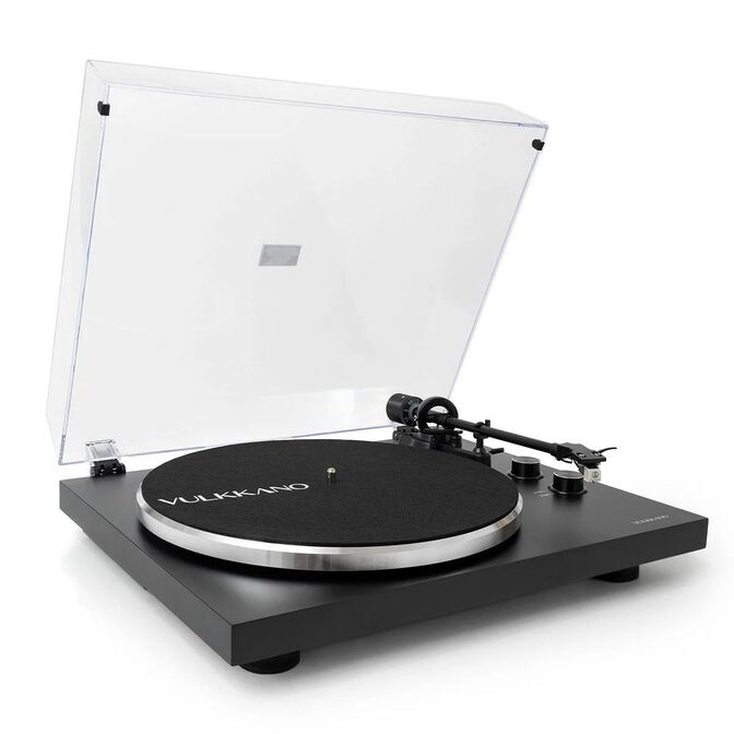 Tocadiscos Vulkkano TD10 10W Bluetooth USB Negro image number 0