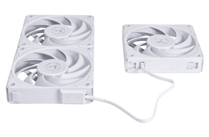 Ventilador Lian Li UNI P28 PWM Blanco 120mm (Pack 3) image number 2