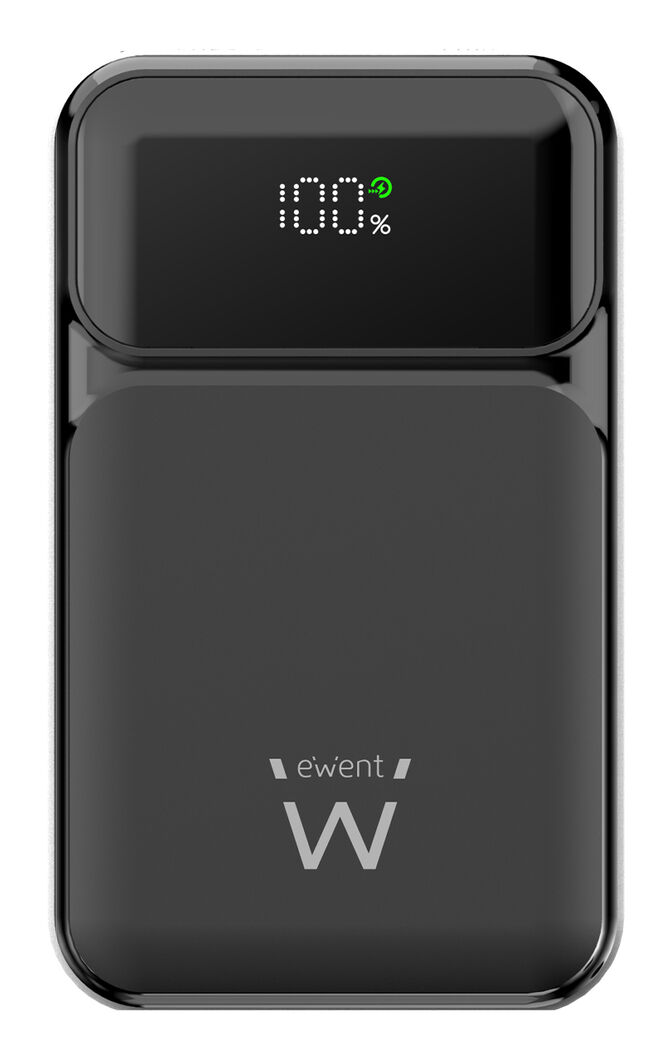 Powerbank Ewent EW1164 20000mAh PD 65W Fast Charging Preta image number 0