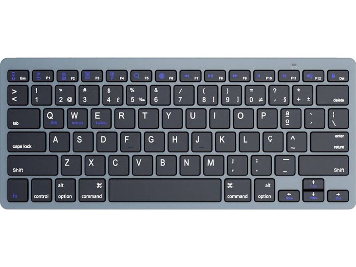 Teclado Ewent EW3120 Ultra-Slim Bluetooth PT Cinza image number 0