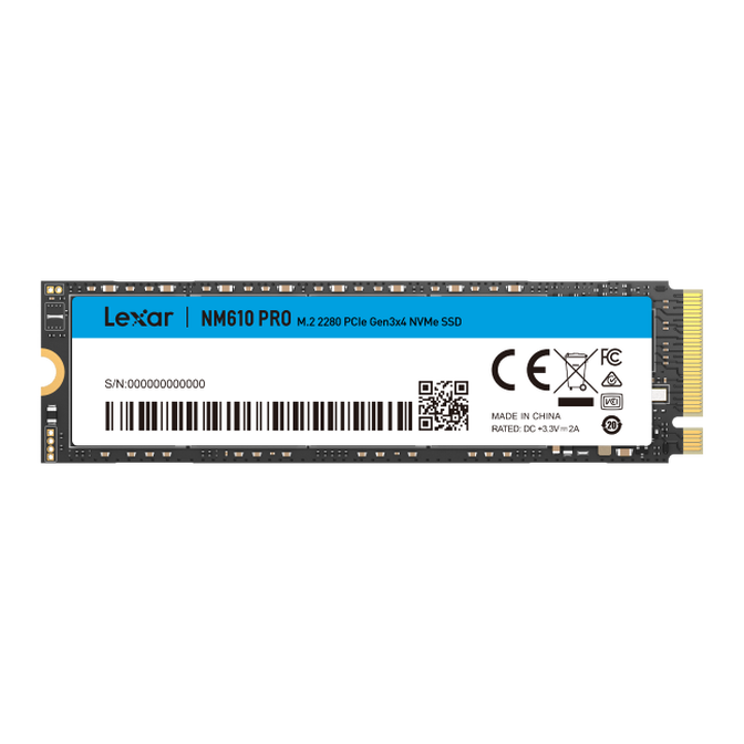 SSD Lexar NM610 Pro 500GB M.2 NVMe (3300/1700MB/s) image number 0