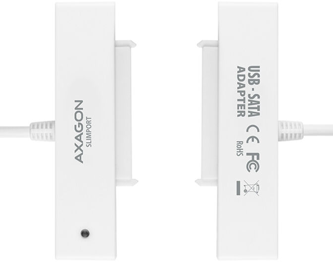 Adaptador AXAGON ADSA-1S SLIMPort, USB 2.0, 2,5" SSD/HDD, SATA - Caja Inclu&iacute;da image number 3
