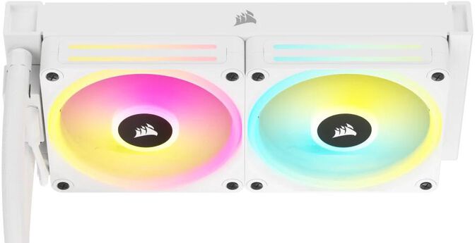 Refrigeraci&oacute;n L&iacute;quida CPU Corsair iCUE LINK H100i RGB 240mm Blanco image number 2