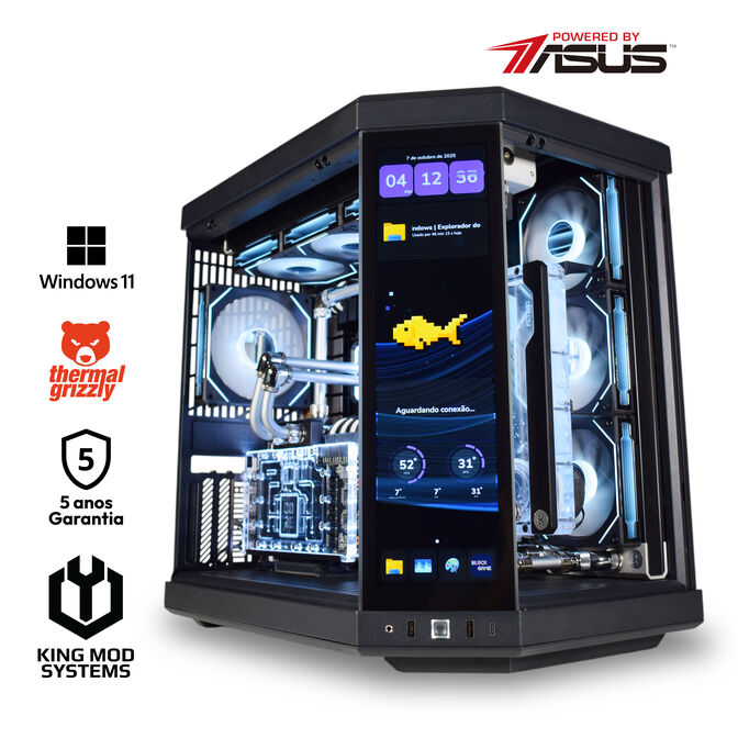 Ordenador King Mod Liquid-PC Ryzen 7 9800X3D 32GB DDR5 2TB RX 9070 XT WiFi W11 image number 0