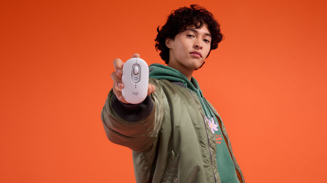 Rat&oacute;n Logitech Pop Wireless/Bluetooth Blanco image number 6