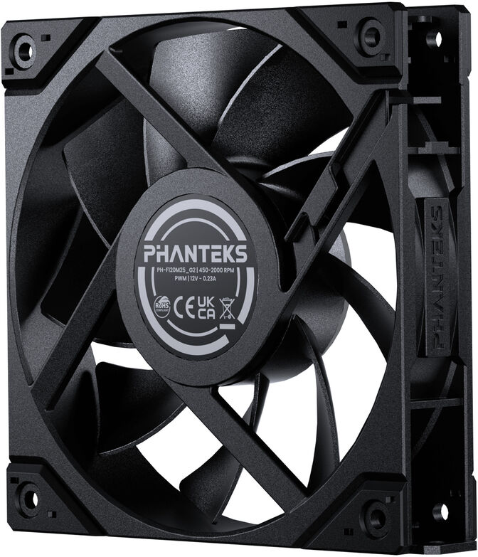 Ventilador Phanteks M25 Gen2 PWM 120mm Negro image number 1