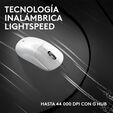 Rat&oacute;n Logitech G PRO X Superlight 2C 44000DPI Lightspeed Wireless Blanco image number null