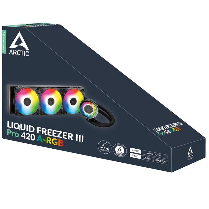 Water Cooler CPU AIO Arctic Liquid Freezer III PRO ARGB - 420mm image number 5