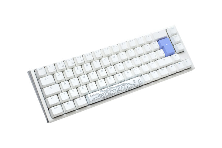 Teclado Mecânico Ducky ONE 3 Classic SF 65% RGB Pure White MX-Brown (ES) image number 1