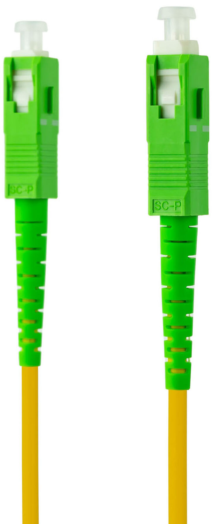Cable de Fibra Óptica NanoCable SC/APC-SC/APC Monomodo Simplex LSZH 5 M Amarillo image number 1