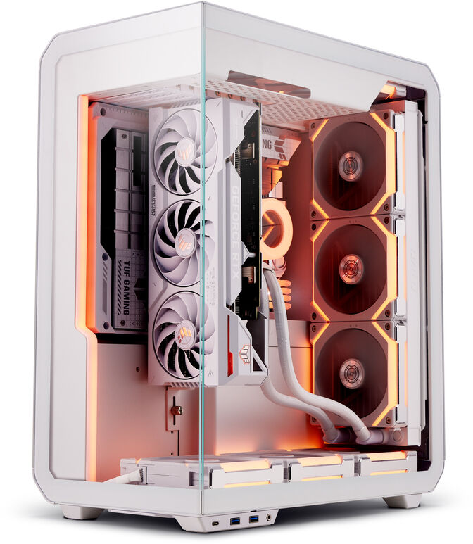 Caja ATX Ssupd Xhuttle Blanco Vidrio Templado image number 6