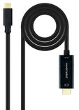 Cable Conversor NanoCable USB-C para HDMI 1.4 4K@30HZ 1.8 M Negro image number null