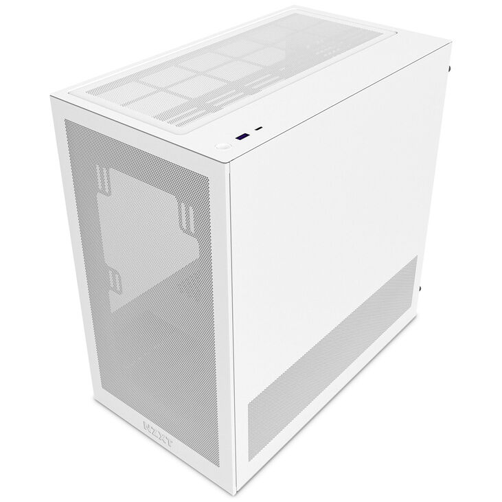 Torre Micro-ATX NZXT H3 Flow Blanca Cristal Templado image number 2