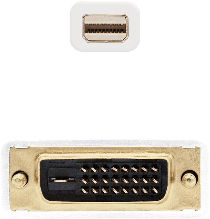 Cable Conversor NanoCable Mini DisplayPort/M para DVI/M 3 M Blanco image number 2