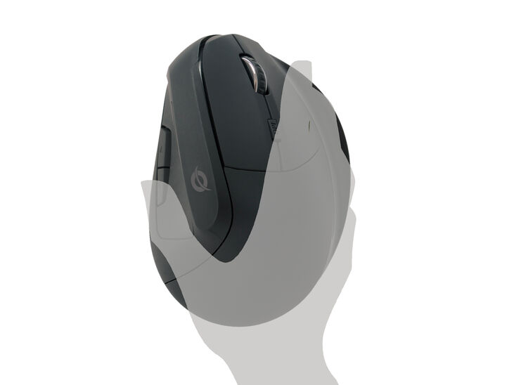 Ratón Conceptronic LORCAN Ergonómico 6 Botones Bluetooth Recargable Negro image number 2