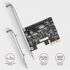 Controlador AXAGON PCES-SJ2 PCIe 2x internal SATA 6G port, JMB582 + LP image number null