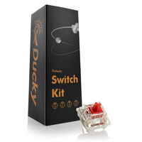 Pack 110 Switches Ducky Gateron G Pro Red, Mecánicos, 3-Pin, Linear, MX-Stem, 45g