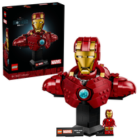 LEGO Marvel: Busto de Iron Man Mark 4, 436 Piezas (76327)