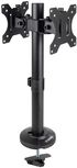 Soporte de Mesa Duplo Tooq Tilt e Altura Ajustável 17" a 32" Max. 8kg por Brazo Negro image number null