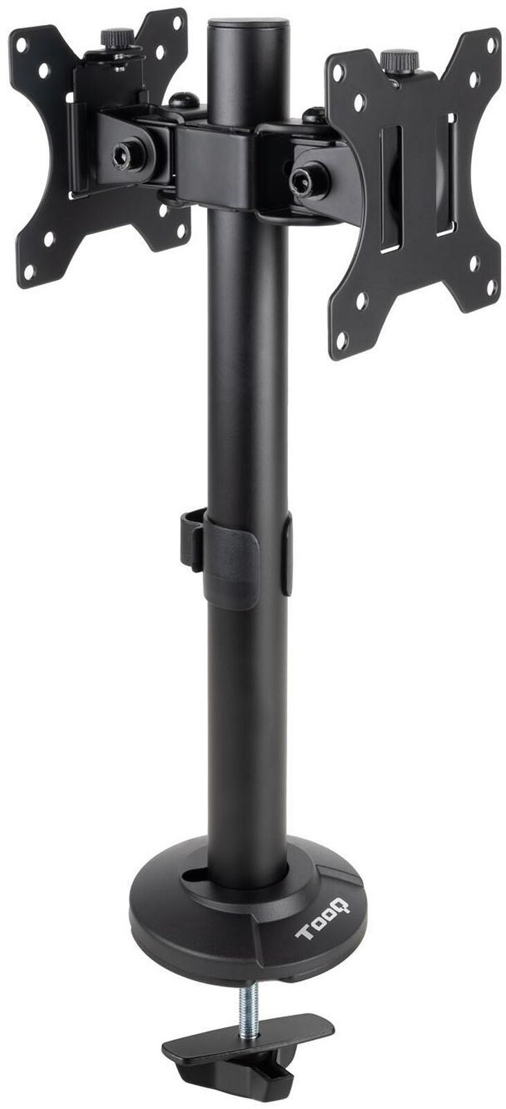Soporte de Mesa Duplo Tooq Tilt e Altura Ajustável 17" a 32" Max. 8kg por Brazo Negro image number 0
