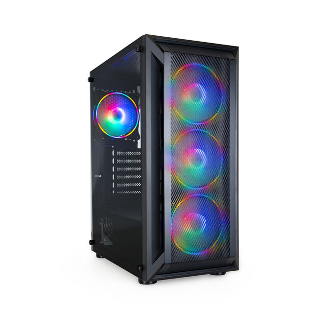 Caja ATX Tooq RAGNAROK Mesh RGB c/ Cristal Templado Negra image number 0