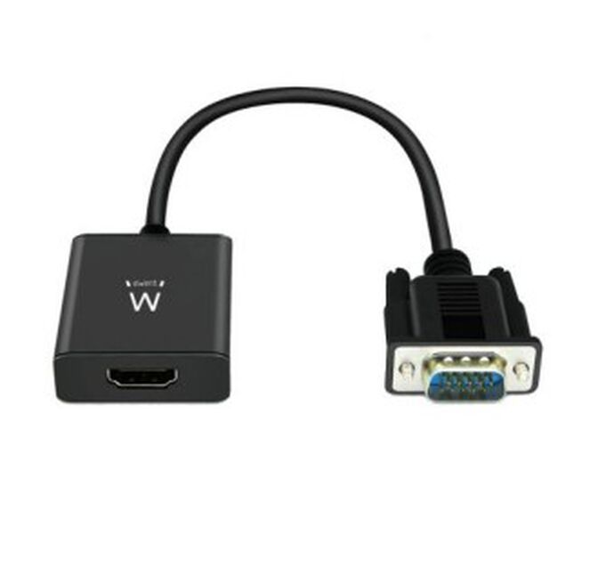 Cable Conversor Ewent VGA para HDMI c/Audio image number 0