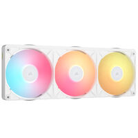 Ventilador Corsair iCUE Link RX360 II Unified Frame Blancas RGB PWM Triplo Ventilador 120mm (360mm)