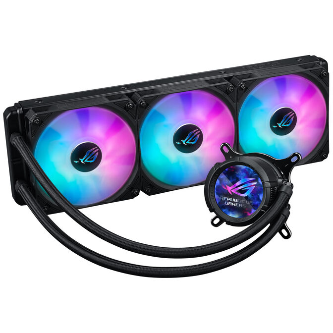 Refrigeraci&oacute;n Liquida CPU ASUS ROG STRIX LC III LCD 360mm ARGB Negro image number 0