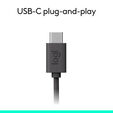 Headset Logitech H390 USB-C Preto image number null