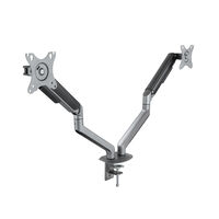 Soporte de Mesa Tooq Doble Tilt e GiRatónrio c/mola 17" a 32" Max. 9Kg Gris/Negro Soporte de Mesa Tooq Doble Tilt e GiRatónrio c/mola 17" a 32" Max. 9Kg Gris/Negro