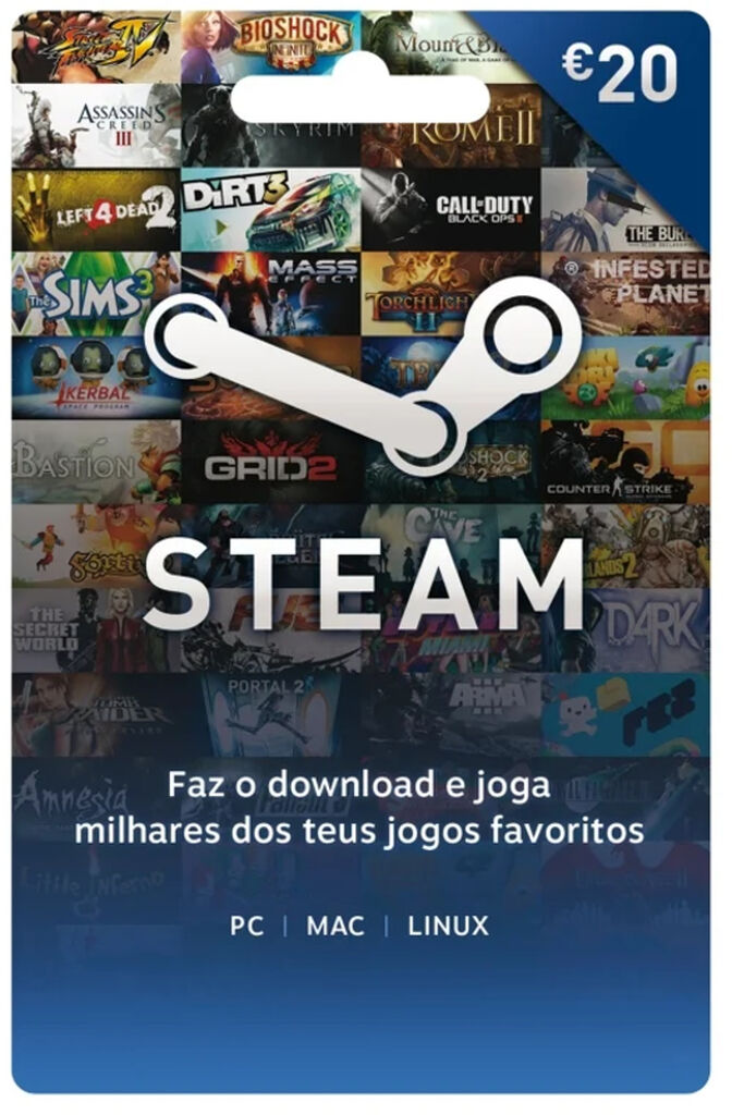 Steam Gift Card 20Eur image number 0
