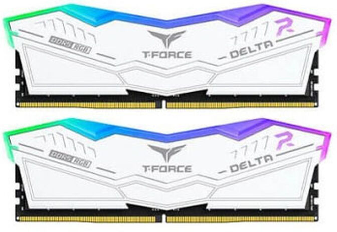 Team Group Kit 32GB (2 x 16GB) DDR5 7000MHz Delta RGB Blanco CL34 image number 0