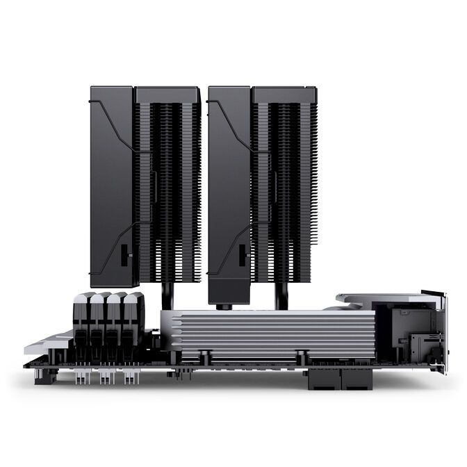 Ventilador CPU Jonsbo CA90 ARGB Negro - 2x 120mm image number 14