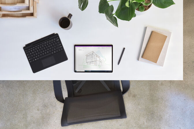Microsoft Surface Pro Teclado Negro (para Surface Pro X) &ndash; QJX-00007 image number 3