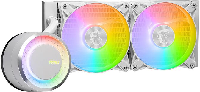 Refrigeraci&oacute;n Liquida CPU MSI MAG CORELIQUID E240 ARGB Blanco image number 4