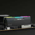 KLEVV Kit 32GB (2 x 16GB) DDR5 CRAS V 6400MHz CL30 RGB Obsidian Black (Intel XMP/AMD Expo) image number null