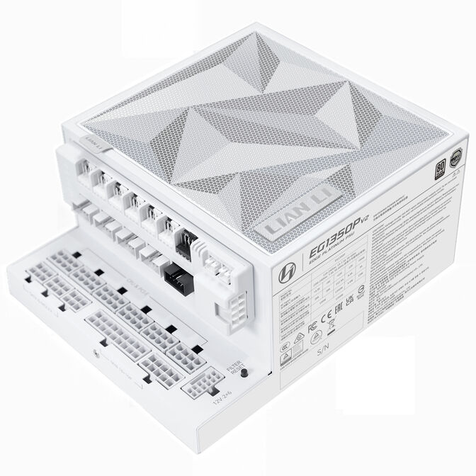 Fuente Modular Lian Li Edge Platinum V2 1350W 80+ Platinum Blanca (C/Hub) image number 0