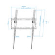 Soporte de Pared Tooq Tilt 32" a 70" Max. 45Kg Negro image number null
