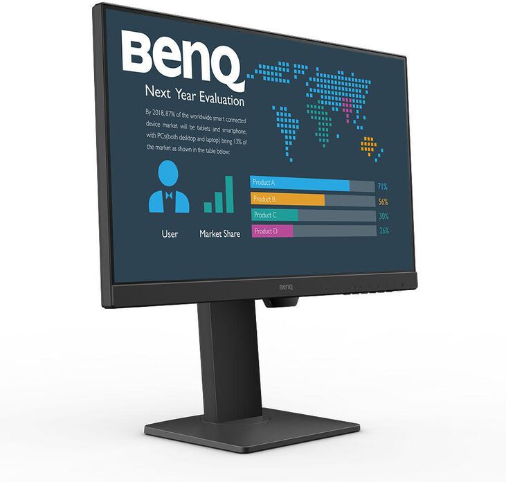 Monitor BenQ Business 23.8" BL2486TC IPS FHD 100Hz USB-C (PD65W) Daisy Chain image number 5