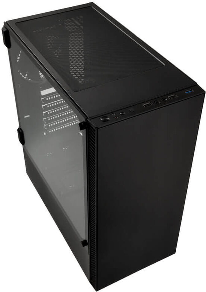 Caja ATX Kolink Castle Vidrio Templado Negro image number 1