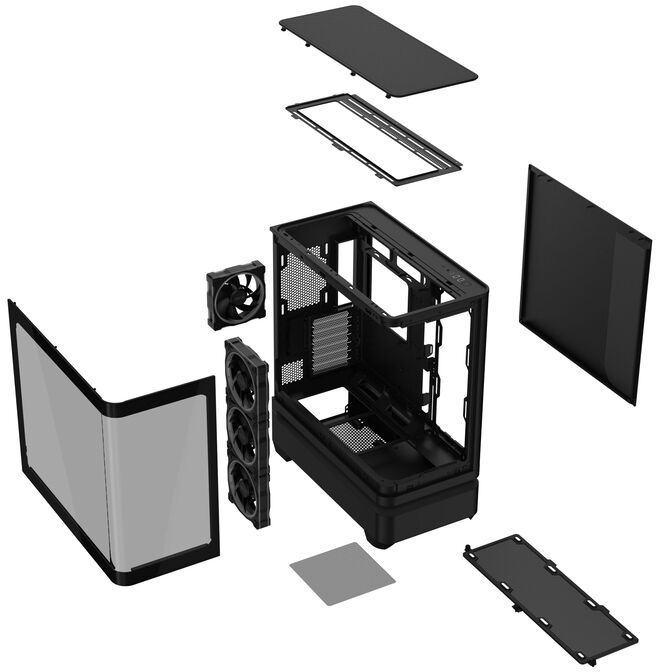 Torre ATX ASUS Prime AP304 TG ARGB Negra image number 19