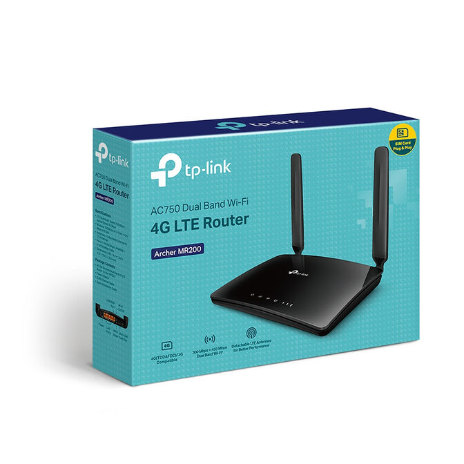 Router TP-Link Archer MR200 V4.0 AC750 Dual-Band WiFi 5 4G LTE 10/100Mbps image number 7
