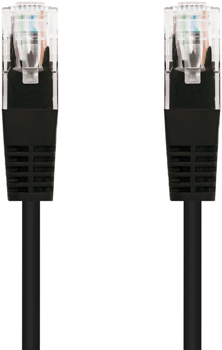 Cable de Red NanoCable RJ45 CAT.6 UTP AWG24 3 M Negro image number 0