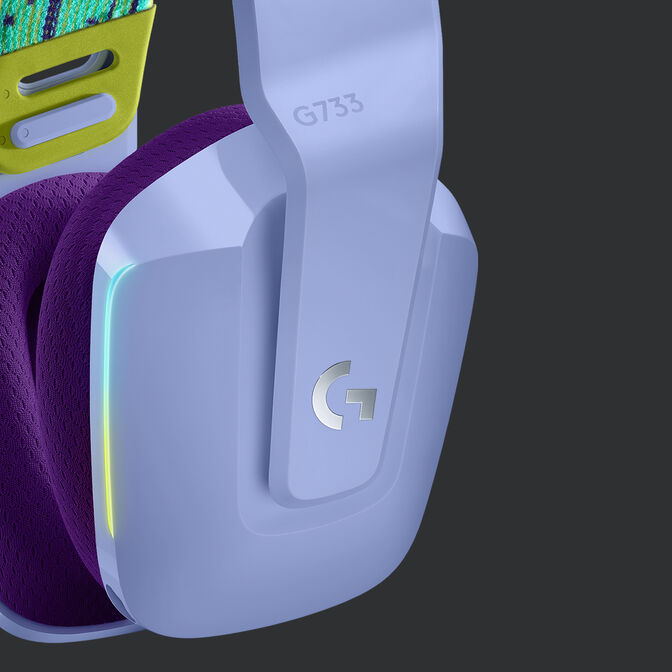 Auriculares Logitech G733 RGB Lightspeed Wireless Lila image number 14