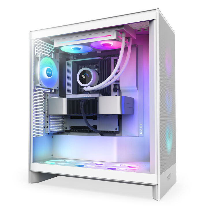 Kit de Refrigeración Líquida CPU NZXT Kraken 240 V2 RGB Blanco image number 9