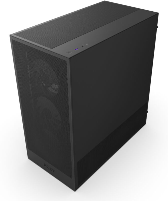 Torre  ATX NZXT H5 Flow RGB Compact Negra image number 3