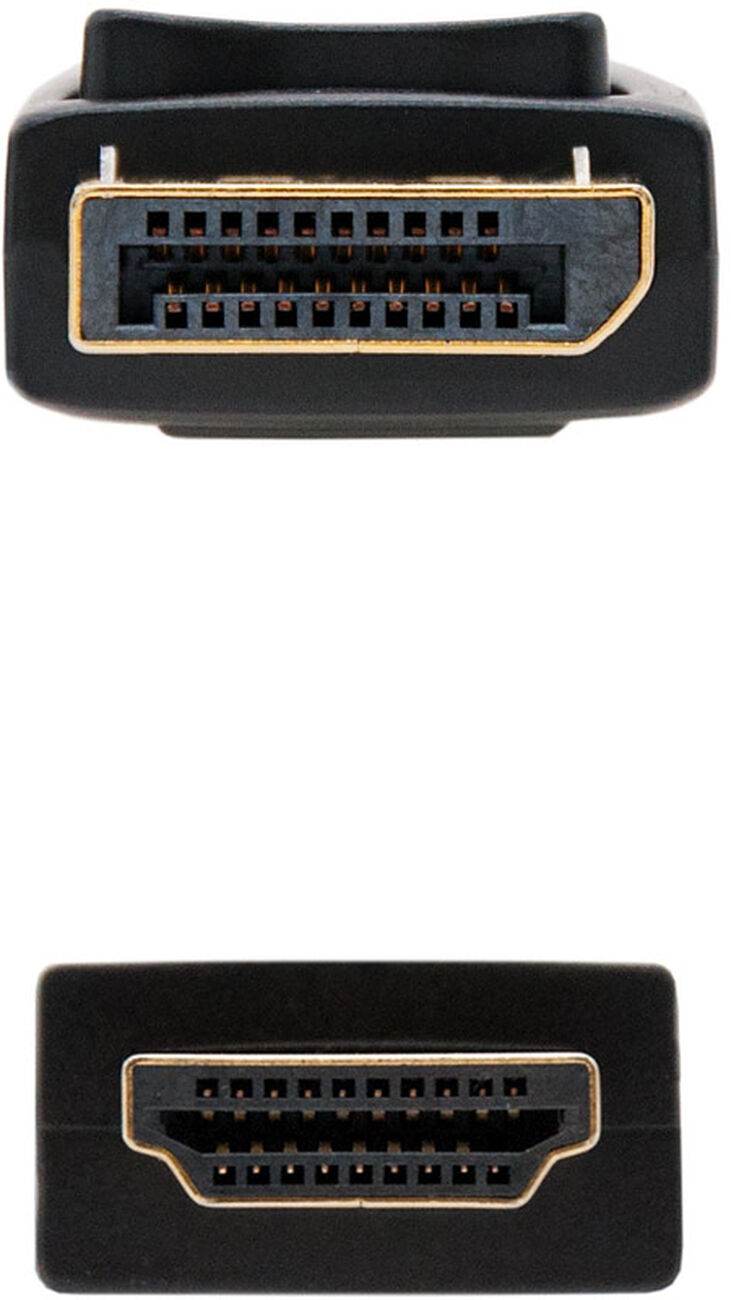 Cable Conversor NanoCable DisplayPort/M para HDMI/M 5 M Negro image number 2