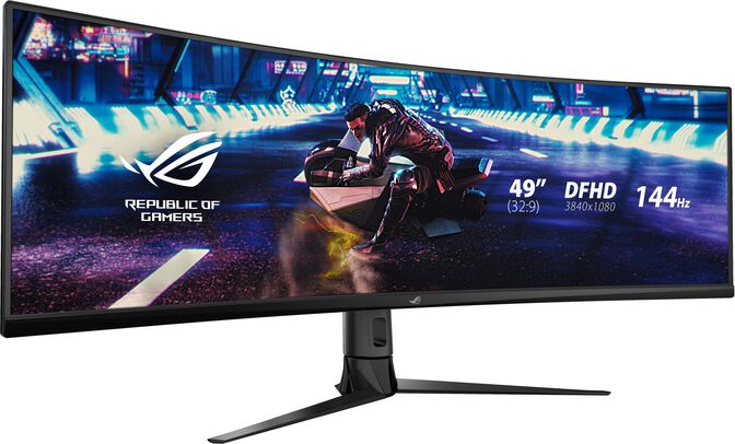 Monitor Curvo ASUS ROG STRIX 49" XG49VQ VA UWQHD 144Hz DisplayDisplayHDR 400 Radeon FreeSync 2 image number 1