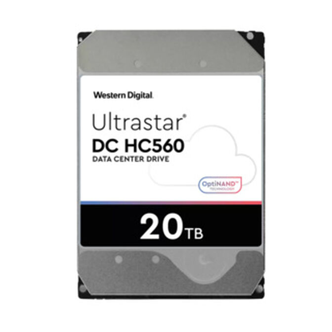 Disco Western Digital Ultrastar DC HC560 20TB 512E 7200rpm SATA III image number 2